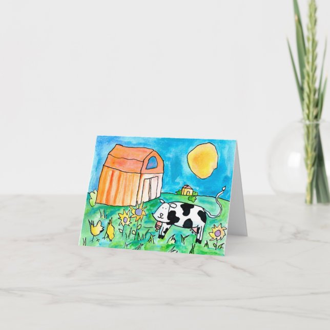 Kuh • Nick Abrams, Alter 15 Karte (Vorderseite)