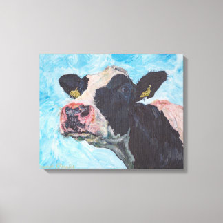 Kuh Nr. 03.0556 Irish Fresian Cow Leinwanddruck