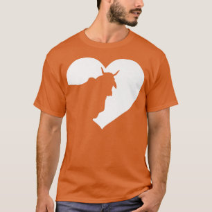 Kuh nur ein Mädchen, das Lieben Kühe Bauer Herz Vi T-Shirt