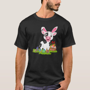Kuh Ostereier Jagd Bunny Kuh Ostern Sonntag T-Shirt