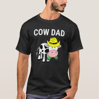 Kuh Papa Süße Kuh Bauer Vater T-Shirt