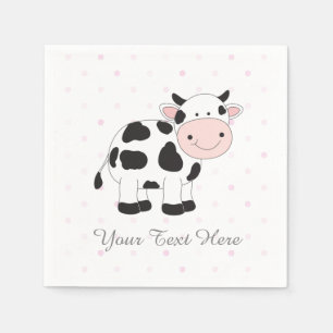 Kuh-Party-Dekor-Papierservietten Serviette