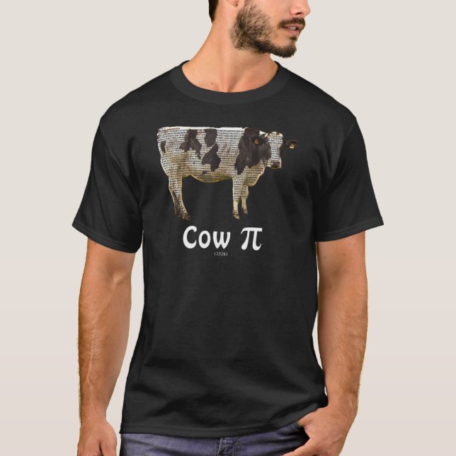 Kuh Pi Mathe T-Shirt (Vorderseite)