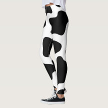Kuh Print Black & White Halloween
