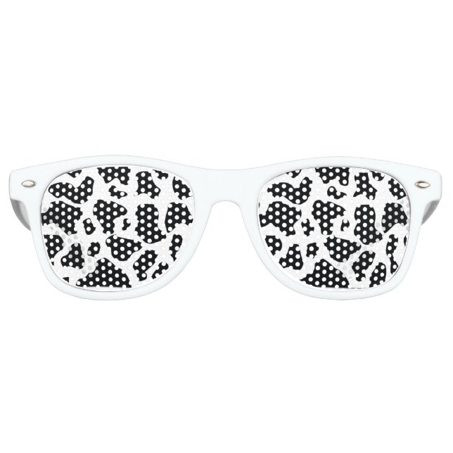 Kuh Print Sonnenbrille (Vorderseite)
