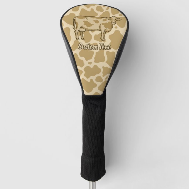 Kuh Profil Golf Head Cover Golf Headcover (Vorderseite)