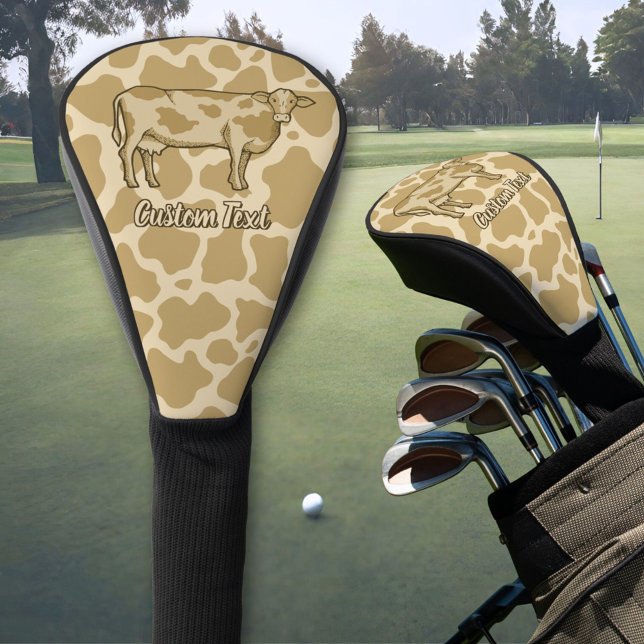 Kuh Profil Golf Head Cover Golf Headcover (Von Creator hochgeladen)