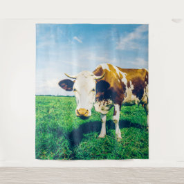 Kuh Ranch Südlicher Bauernhof| Mauer Wandteppich