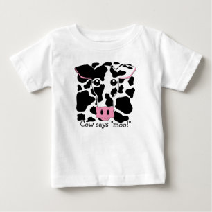 Kuh sagt "Moo!" Baby T-shirt