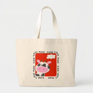 Kuh sagt MOO-T-Shirts und -geschenke Jumbo Stoffbeutel