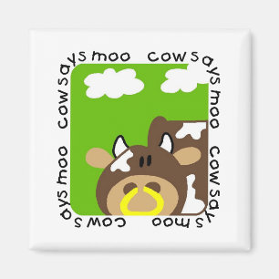 Kuh sagt MOO-T-Shirts und -geschenke Magnet