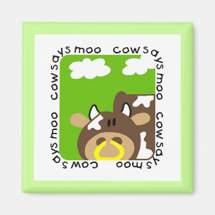 Kuh sagt MOO-T-Shirts und -geschenke Magnet