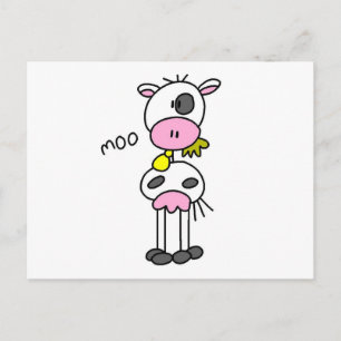 Kuh sagt Moo T-Shirts und Geschenke Postkarte