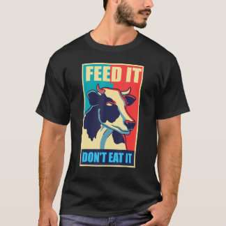 Kuh schützen Tiere Milch vegan vegetarisch essen G T-Shirt