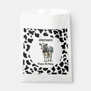 Kuh schwarz-weiß geschenktütchen