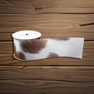 Kuh schwarz weiß Satin Band Satinband