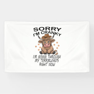 Kuh Sorry, dass ich komisch bin, dass ich durch me Banner