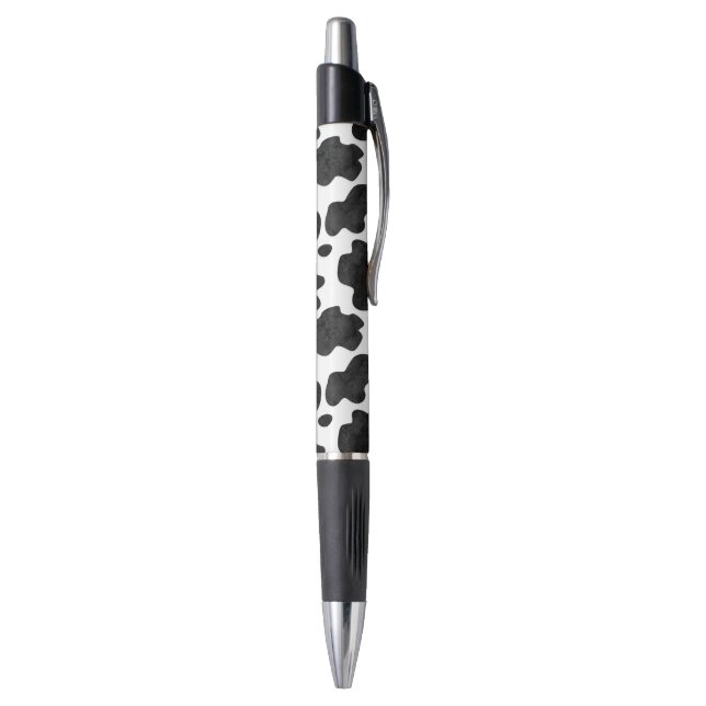 Kuh-Spots Muster Schwarz-Weiß-Tierdruck Kugelschreiber (Unterseite (Vertikal))
