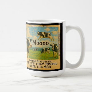 Kuh sprang über das Muuh – Whimsicaler Bauernhof-W Kaffeetasse
