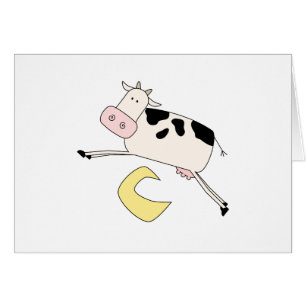 Kuh springt über Mond-T-Shirts und Geschenke