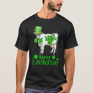 Kuh St Patricks Tag Lucky Bauer Kuh Matching Fami T-Shirt