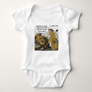 Kuh Stier Scheidung Lustige Cartoon Geschenke & T- Baby Strampler