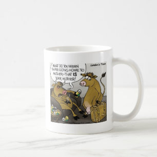 Kuh Stier Scheidung Lustige Cartoon Geschenke & T- Kaffeetasse