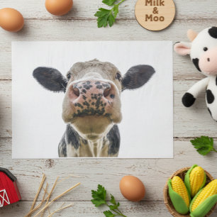 Kuh süßes Farmtier  Seidenpapier