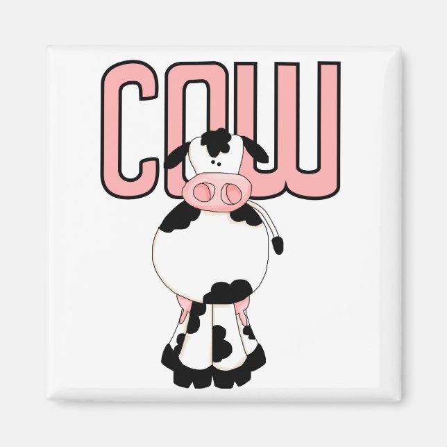 Kuh-T-Shirts und Geschenke Magnet (Vorne)