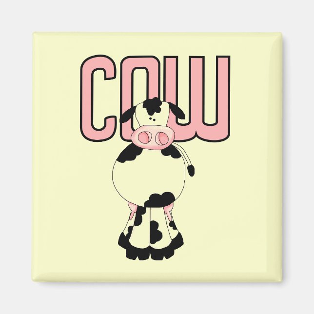 Kuh-T-Shirts und Geschenke Magnet (Vorne)