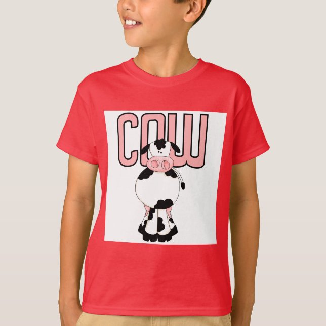 Kuh-T-Shirts und Geschenke T-Shirt (Vorderseite)