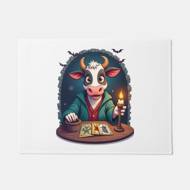 Kuh-Tarot des Terrors Fußmatte (Vorderseite)