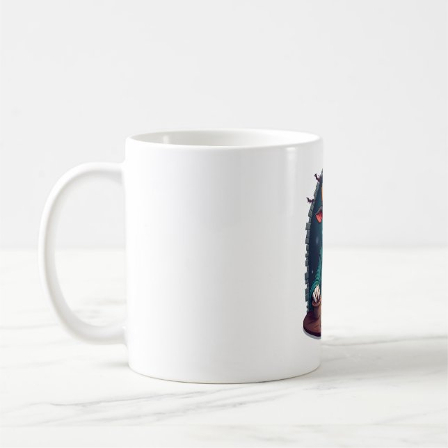 Kuh-Tarot des Terrors Kaffeetasse (Links)