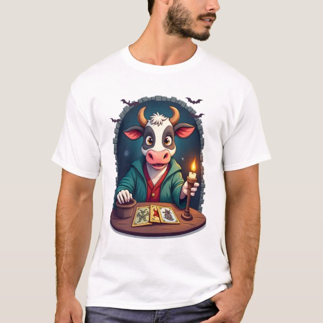 Kuh-Tarot des Terrors T-Shirt (Vorderseite)