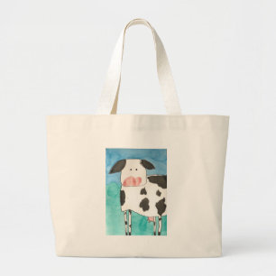 Kuh-Tasche Jumbo Stoffbeutel