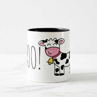 Kuh-Tasse Zweifarbige Tasse