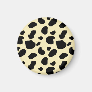 Kuh Tier Haut Farb Muster Design Magnet