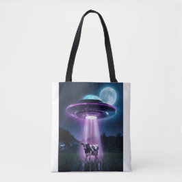 Kuh trifft Außerirdischen. Tasche