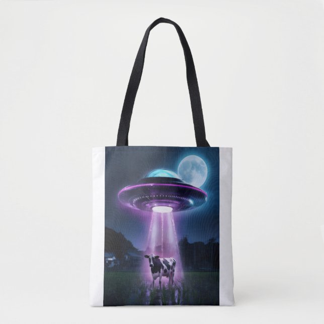 Kuh trifft Außerirdischen. Tasche (Vorderseite)