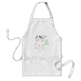 Kuh Türkei Hühnchen essen mehr Veggia Schürze