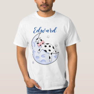 Kuh über dem Mond T-Shirt