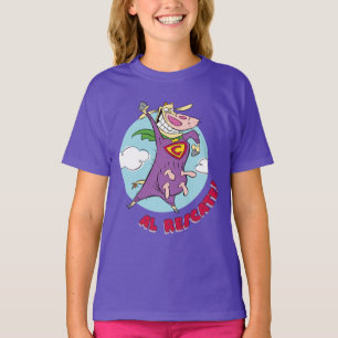 Kuh und Hühnchen Super Cow Al Rescate! T-Shirt