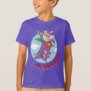 Kuh und Hühnchen Super Cow Al Rescate! T-Shirt