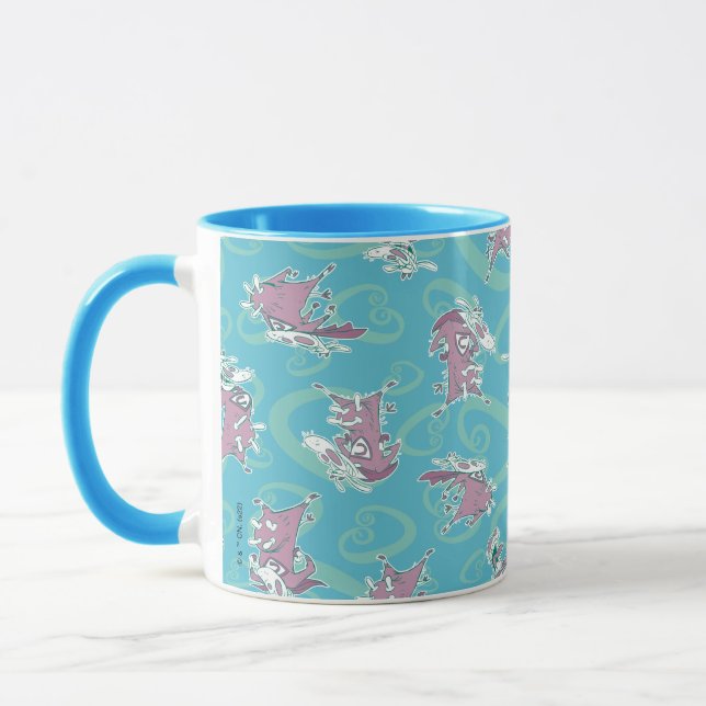 Kuh und Hühnchen-Super-Kuh-Muster Tasse (Links)