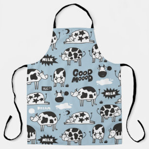 Kuh und Milch Schürze