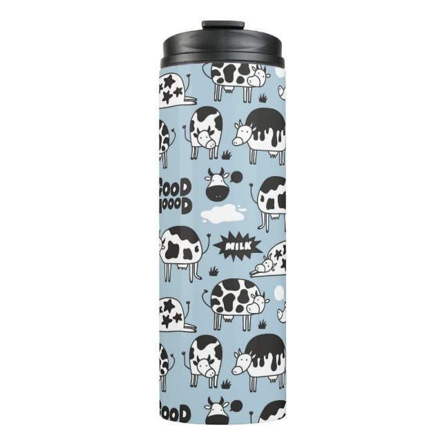 Kuh und Milch Thermosbecher (Vorderseite)