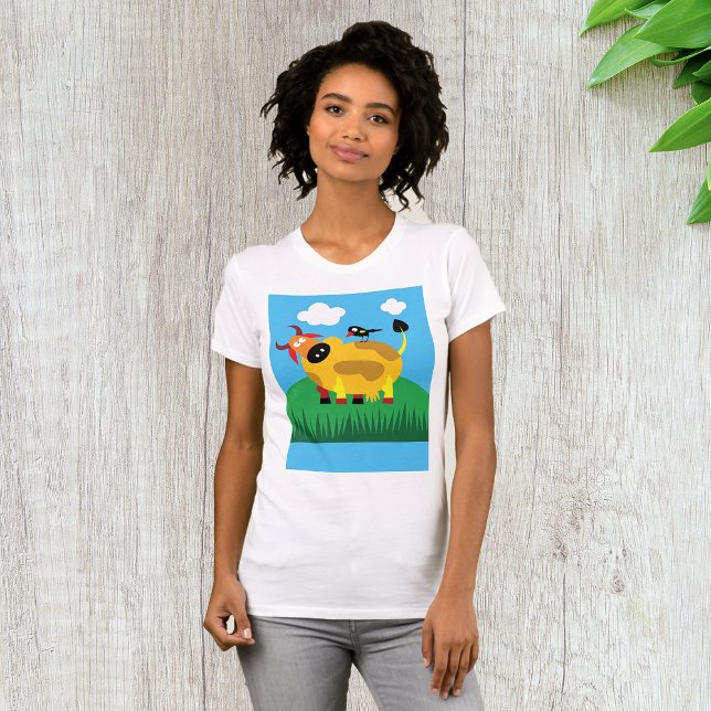 Kuh- und Schwarzvogel-T - Shirt (Von Creator hochgeladen)