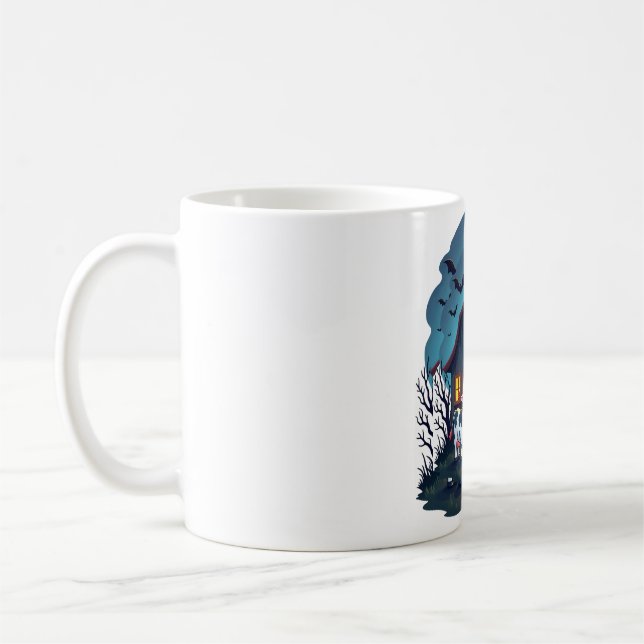 Kuh und Spuk Stall Kaffeetasse (Links)
