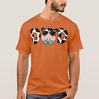Kuh Vater Leben Funny Daddy Kuh Lover Bauer Kühe T-Shirt