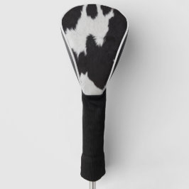 Kuh verstecken Schwarz-weiß Golf Headcover